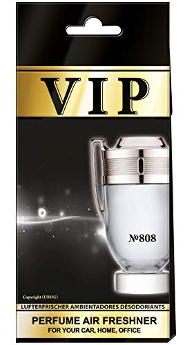 3x Perfume de automóvil VIP- 808 Lux Ambientador para Automóvil,Accesorios de automóvil,Accesorios coche,Ambientador coche Accesorio de automóvil,Coche de fragancia,Decoración del coche