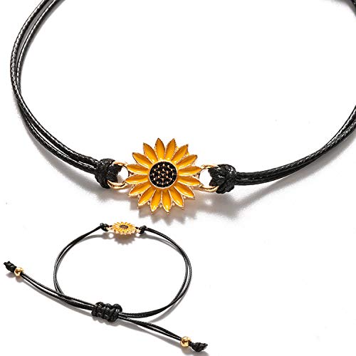 4-6 pulseras promesa para madre e hija, juegos de pulseras Pinky Friendship distancia a juego pulseras ajustables para parejas con tarjeta de corazón