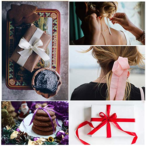 40mm x 22m de Doble Cara Raso Rollo cinta - Carrete Dual tela poliéster para costura, ARTES Y MANUALIDADES, Lazos, vestidos, Regalo Envoltura - Decoración la boda, cumpleaños, prendas - Azul Turquesa