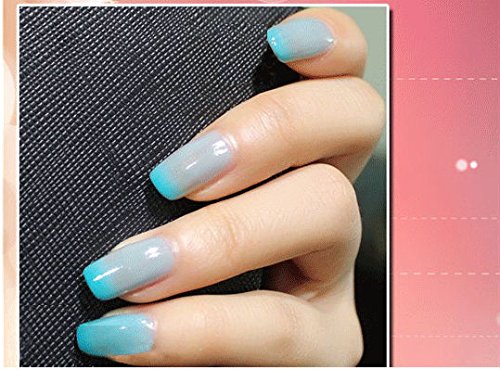 4x Esmaltes De Uñas Efecto Térmico Cambio De Color - Cuatro Colores by DELIAWINTERFEL