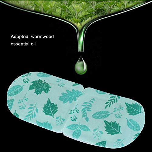 5 piezas de 40 ℃ Máscara de ojos de vapor de ajenjo Máscara de ojos para dormir Máscara de ojos de compresión caliente no tejida Ayuda a aliviar la fatiga y el sueño. Adecuado para hombres, muje