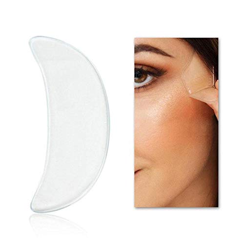 5 Unids/set Antiarrugas Almohadillas faciales los ojos Envejecimiento Eliminador de arrugas de la frente y el cuello Parches de silicona reutilizables arrugas faciales Alisado de la frente Lifting