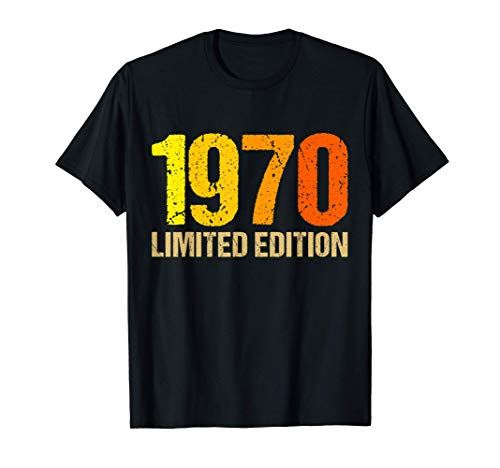 50 Años Cumpleaños Hombre Mujer Regalo Divertido 1970 Camiseta