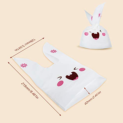 50 Pcs Bolsas Chuches - ZWOOS Bolsas Regalo Cumpleaños Bolsa del Orejas de Animal Bolsa de Galletas para Fiesta Infantil, Boda, Pascuas, Cumpleaños, Navidad