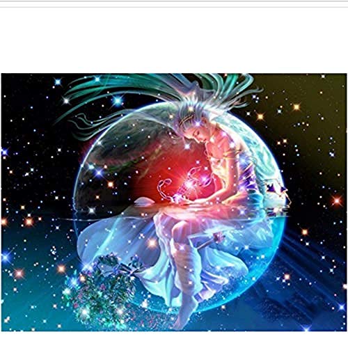 5D DIY Diamond Painting Fairy Constellation PictureCross Embroidery Home Decoration30x40cm （lwe816）