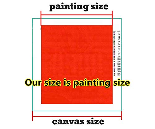 5D DIY Pintura Diamante,Big Diamond Painting Kits de Números,cuento de hadas fantasma de terror Full Drill Imitación Cristal Artesanía decoración,39.4 * 78.8inch-Taladro cuadrado,100x200cm