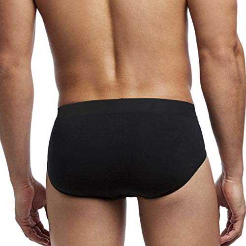 5Mayi Slips Calzoncillos para Hombre en Ropa Interior clásica Suave y cómoda de algodón elástico L