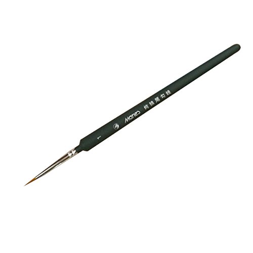 5pcs profesional punta fina nylon detalle de pelo conjunto de pinceles pintura de detalle fino dibujo de pintura