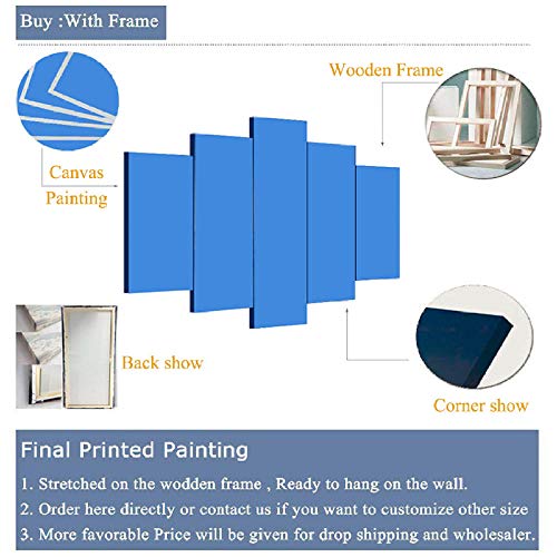 5Tdfc Cuadros Decoracion Salon Copenhague Dinamarca 5 Unidades Set Lienzo decoración del hogar Arte de la Pared decoración