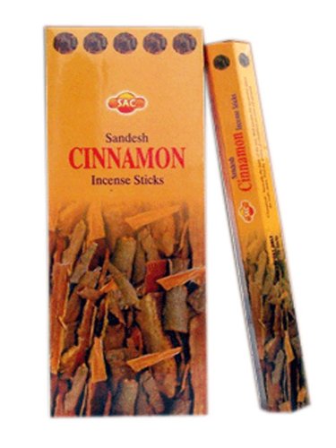 6 paquetes incienso Canela ,120 varillas en total marca Sac