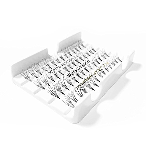 [6 paquetes] KASINA Pro cónico extremos pestañas en 100% cabello humano