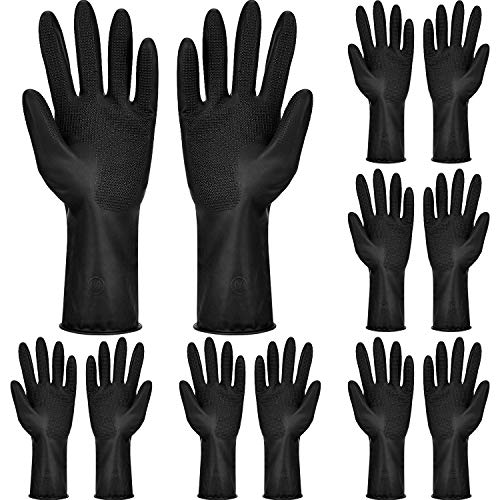 6 Pares Guantes de Tinte de Cabello Guantes de Color de Pelo Guantes de Teñido Reutilizables Accesorios Colorear Cabello para Herramientas Pelo de Casa y Salón