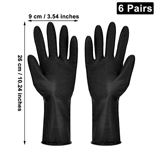 6 Pares Guantes de Tinte de Cabello Guantes de Color de Pelo Guantes de Teñido Reutilizables Accesorios Colorear Cabello para Herramientas Pelo de Casa y Salón
