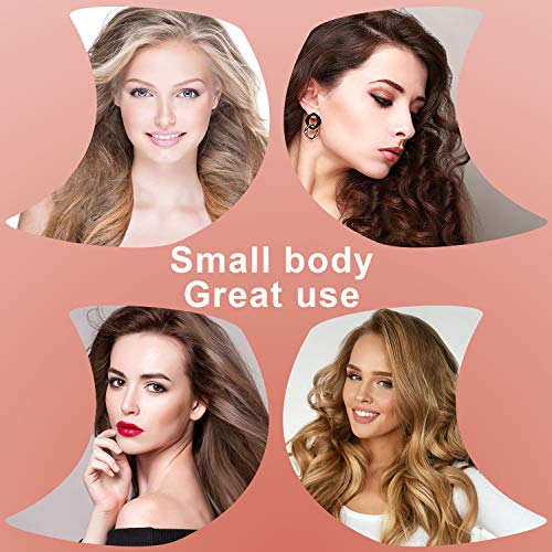 6 Piezas Pinzas de Volumen de Raíz de Cabello Rizador Rodillo de Raíz de Pelo Pinza de Pelo Esponjoso Ondulado Herramienta de Peinado de Clip de Pelo Esponjoso, Rosa