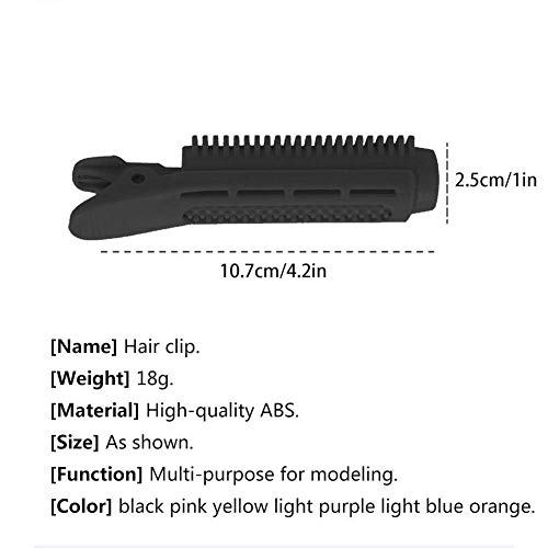 6 Uds Pinza Para Dar Volumen Al Cabello Rizador Rodillo Rizador De Pelo Con Volumen De Raíz Pinza Para Rizador De Pelo Ondulado Y Esponjoso Herramienta De Peinado Blue+Yellow