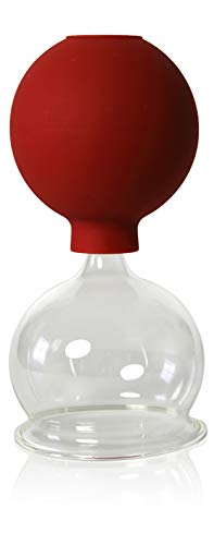 60 mm Suction Bottles with a Rubber Ball for Fireless Cupping Set of 2