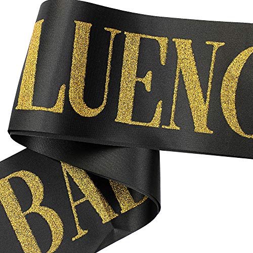 7 Pack Fajín Fajín, 1 Novia Blanca para Ser Faja + 6 Negro Equipo Novia Tribu Gallina Faja para Niñas Despedida De Soltera Despedida De Soltera Boda Bachelorette Fiesta Accesorios