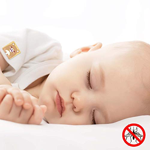 72 PCS Antimosquito Pegatinas Antimosquitos - Pegatinas Repelentes de Mosquitos,Material de Citronela Natural,Pegatinas Naturales Antimosquitos Repelente de Calcomanías Portátiles Antimosquitos JAANY