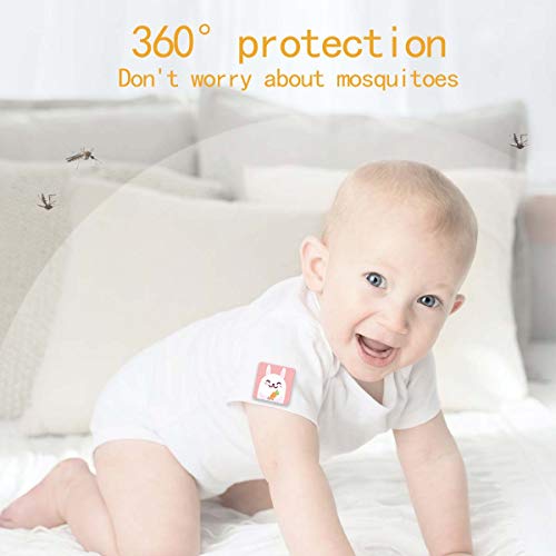 72 PCS Antimosquito Pegatinas Antimosquitos - Pegatinas Repelentes de Mosquitos,Material de Citronela Natural,Pegatinas Naturales Antimosquitos Repelente de Calcomanías Portátiles Antimosquitos JAANY