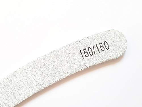 8 limas de uñas en forma de cebra, Banana curvada Boomerang de doble cara