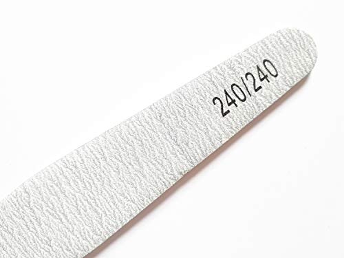 8 limas de uñas en forma de cebra con diamante elegido de doble cara