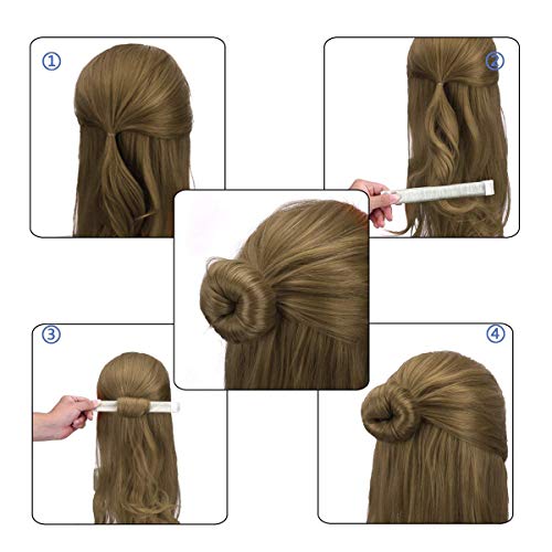 8 pcs Accesorios de Peinado, Herramientas Accesorios Hacedor Braid Cabello Trenzado Peinado Clip Herramientas para Diseño de Espuma para Niñas Mujeres con pelo DIY