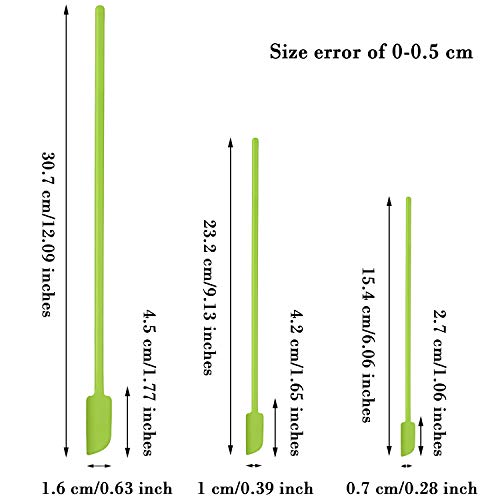 8 Piezas Espátulas de Silicona Espátulas de Maquillaje Obtenga Última Gota de Aberturas Flacas para Apertura de Botella de Maquillaje Jarra de Salsa de Tomate Mostaza de Cocina Cosmetica