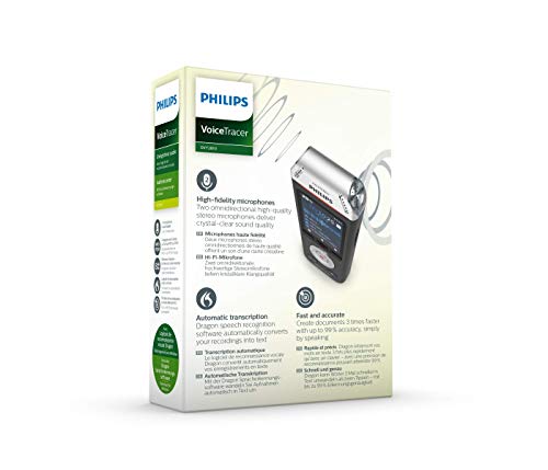 8GB Grabadora de voz digital profesional Philips DVT2810, Voice recorder grabadora de audio portátil