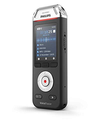 8GB Grabadora de voz digital profesional Philips DVT2810, Voice recorder grabadora de audio portátil