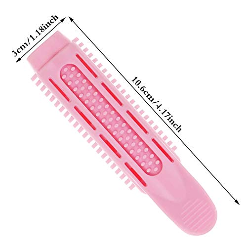 8Pcs Clip Mullido de Raíz de Pelo Pinza de Rizador de Pelo para Dar Volumen Raíz del Pelo del Clip de Plástico de Auto Agarre Herramienta de Clip Esponjoso de Raíz de Pelo para el Hogar Salón (A)