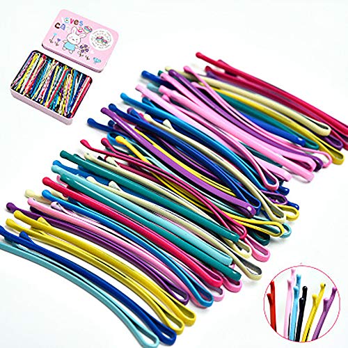 90 Pieces Bobby Pins, Metal Hair Pins para Niñas y Mujeres, pelo dama de Accesorios Moda Clips de Pelo/Macarons Horquilla de Color