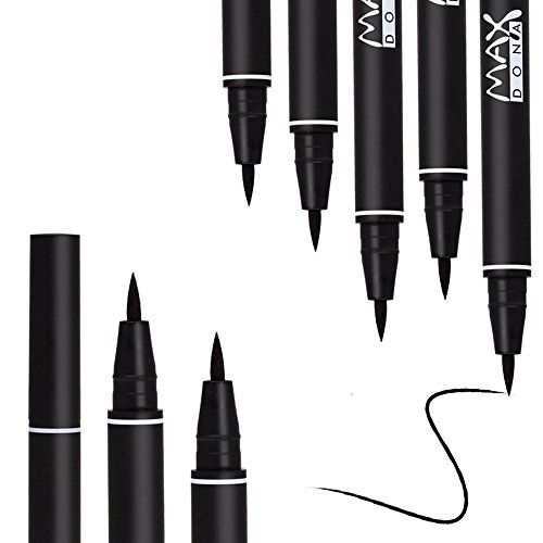 99AMZ A Prueba de agua Ultra-delgada de Maquillaje Delineador de ojos Delineador líquido de ojos Pluma lápiz Delineador de cosméticos de Larga Duración Súper forro Punta muy fina Eyeliner (Negro)