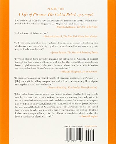 A Life of Picasso Vol 2 : the Cubist Rebel 1907-1916 /Anglais