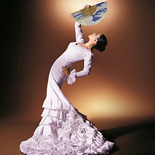 abanico de KAKOO de patrón del oleaje del Mar del estilo mordeno para bailar o Lave tres ceremonias, la boda, la decoración de la pared de la casa