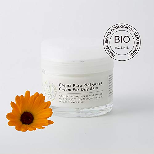 Abilia. Esencia Natural Crema Facial Hidratante para Pieles Grasas Bio Ecológica Certificada, Pack de 1
