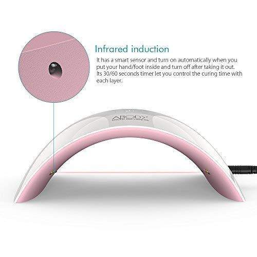 Abody SUN9C 24 W LED UV lámpara secador de uñas lámpara de secado de uñas para Shellac y otros LED UV gel de uñas blanco luz Nail Art pintura salón herramientas para uñas y uñas