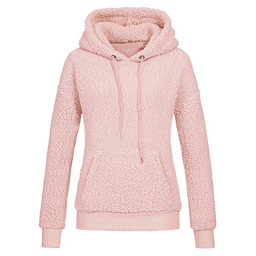 Abrigo De Invierno con Capucha De Las Mujeres Patchwork Chaqueta con Cremallera De Lana Caliente Abrigo De AlgodóN con Capucha Casual Outwear Sudadera con Capucha Deportiva riou