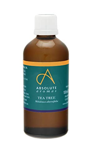 Absolute Aromas Aceite Esencial de Árbol de Té 100ml - Puro, natural, Sin diluir, Sin Crueldad Animal y Vegano - Para Aromaterapia, Difusores y Cuidado del Cutis, Pelo, Piel y Uñas (100ml)