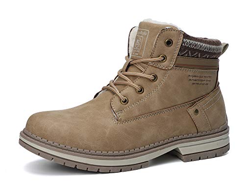 ABTOP Botas Mujer Botines Zapatos Invierno Botas de Nieve Cálido Fur Forro Aire Libre Boots Urbano Fiesta Oficina Caminando Senderismo 36-41