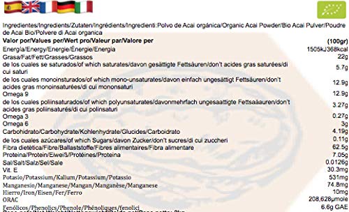 Acai en Polvo Organico Ecologico SAMSKARA Organic Acai Powder Bio (250gr)