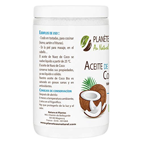 Aceite de Coco Virgen Extra Orgánico - 1 L