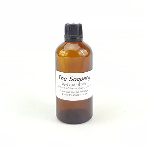 Aceite de jojoba dorado 100 % puro, sin refinar y natural, 100 ml