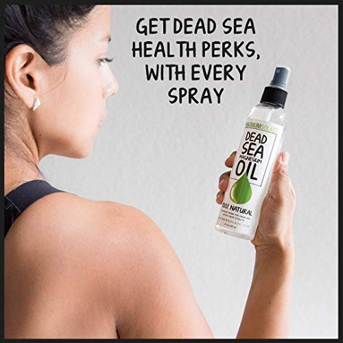 Aceite de Magnesio - Grande - Origen Excepcional el Mar Muerto 100% PURO (240 mL)