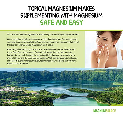 Aceite de Magnesio - Grande - Origen Excepcional el Mar Muerto 100% PURO (240 mL)