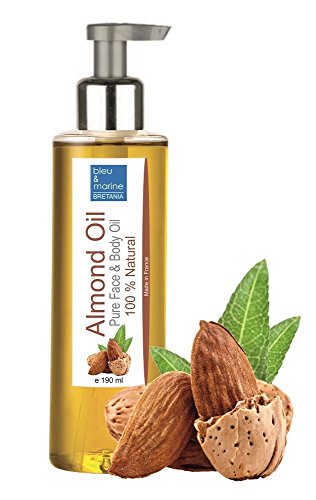 Aceite de Masaje Antiedad Nutritivo Reparator de Almendras Dulces 200 ml ● El mejor Hidratante Natural ● Aceite Portador Anticelulitico Antiestrias ● Tonifica y Suaviza la Piel Seca ● 100% Puro - bleumarine Bretania