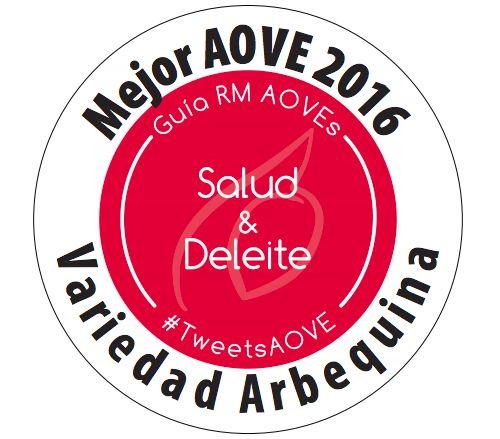 Aceite de Oliva Virgen Extra Top Mas Saludables del Mundo AOVE ARBEQUINA 500 ML