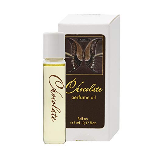 Aceite de perfume Chocolate para Mujeres 5 ml miniatura Roll-on, Fragancia Gourmet Dulce para ella de SERGIO NERO – Perfumería como MAQUILLAJE