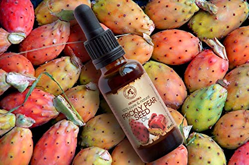 Aceite de Semilla de Cactus Puro y Natural 30ml - Aceite de Opuntia Ficus Indica - Marruecos - Prensado en frío para Cara - Piel - Pelo - Cuidado Corporal - Aceite de Semilla de Pera Espinosa
