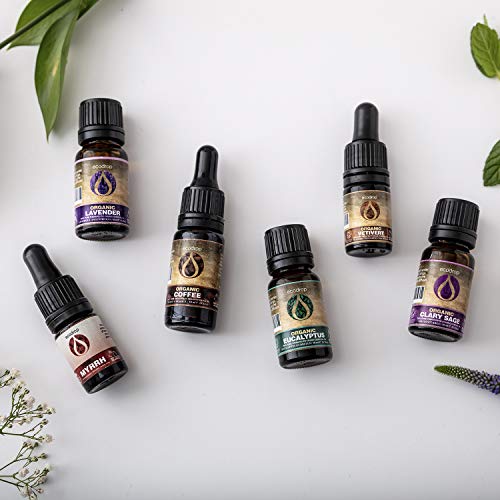 Aceite esencial de mirra (Commiphora myrrha) 100 % natural para aromaterapia, masajes, difusores y para diluir en el baño, con libro electrónico de regalo, 5 ml