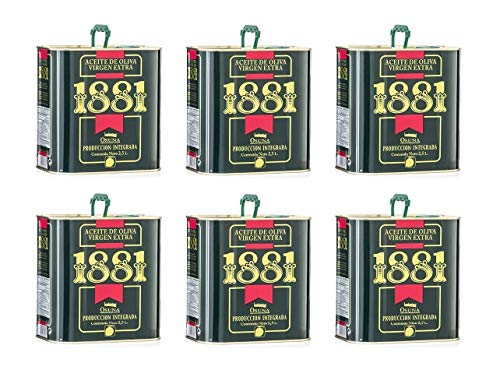 Aceite Oliva Virgen Extra 1881 6x2500ml (Caja 6 Latas)
